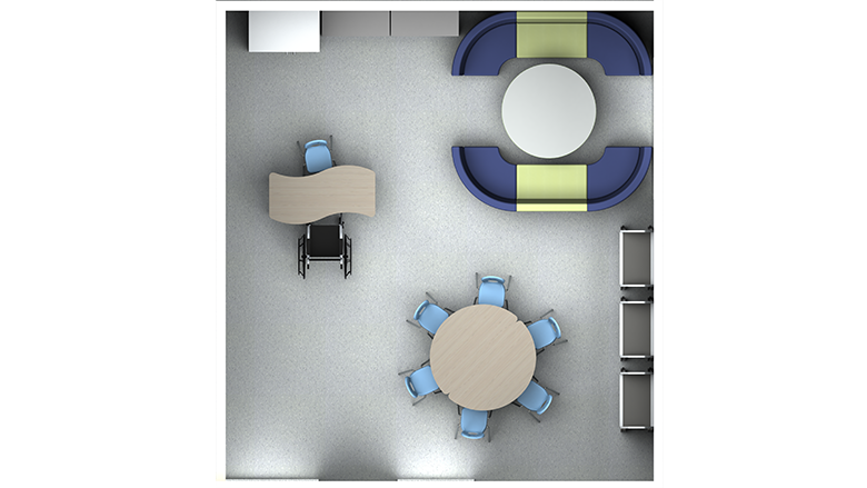 Elementary School Resource Room - Plan View